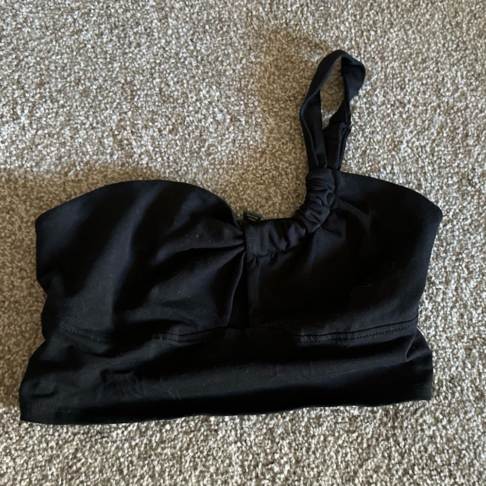 Wild Fable Black Crop Top